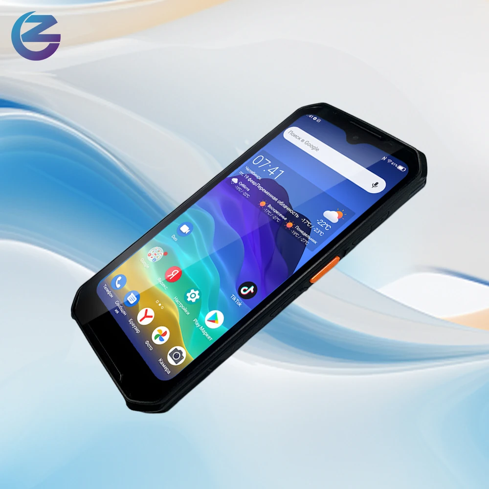 6.2" Nfc Remote RFID Reader with 1d 2d Barcode Scanner Wifi GSM Android 12 Rugged Data Collector Pda Handheld