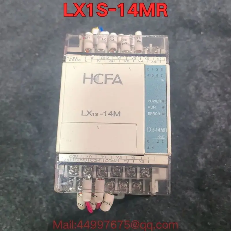 

Second-hand LX1S-14MR PLC controller functional test is normal
