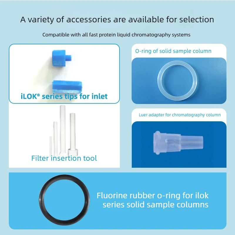 Santai iLOK series loading empty column SD-0000 accessories silicone O-ring sealing ring upper and lower filter 4-330g