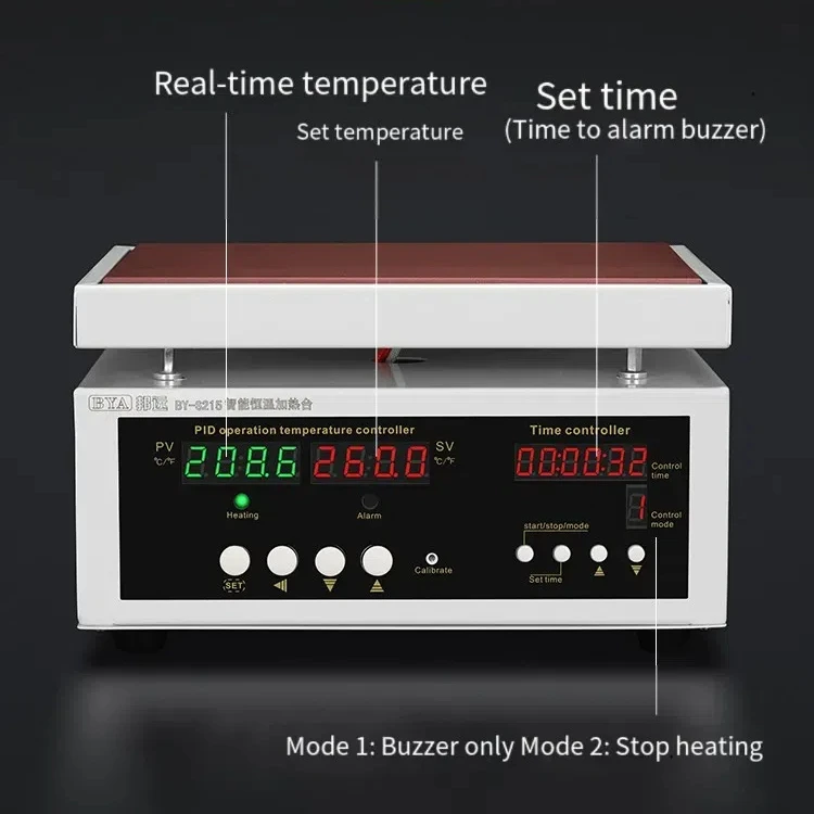 

S430 400x300mm Heating Station SMD PCB LED Temperature Time Setting 2000W 400℃ BGA Phone Repair Preheating Platform Tool