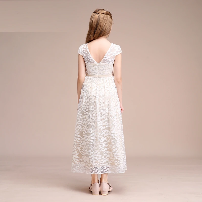 Children Princess Skirt Birthday Flower Girl Dresses High-end Lace Chorus Spring and Summer Gown