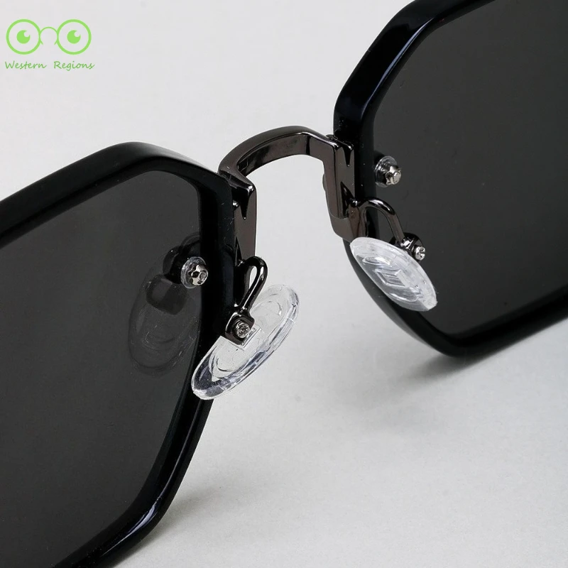 최신 패션 유럽과 미국의 사각형 프레임 남성용 선글라스 여성용 선글라스 자외선 방지 고급 선글라스 uv400