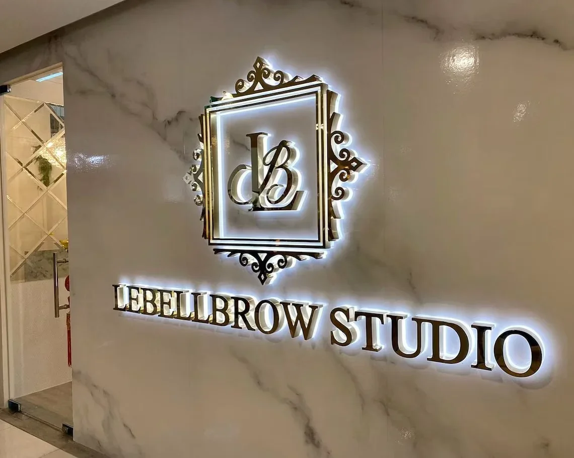 Custom Backlit Sign 3D Stainless Steel  Metal Signs Laser Cut Sign 3D Acrylic Business Logo Sign Bar Club Signage Outdoor Sign