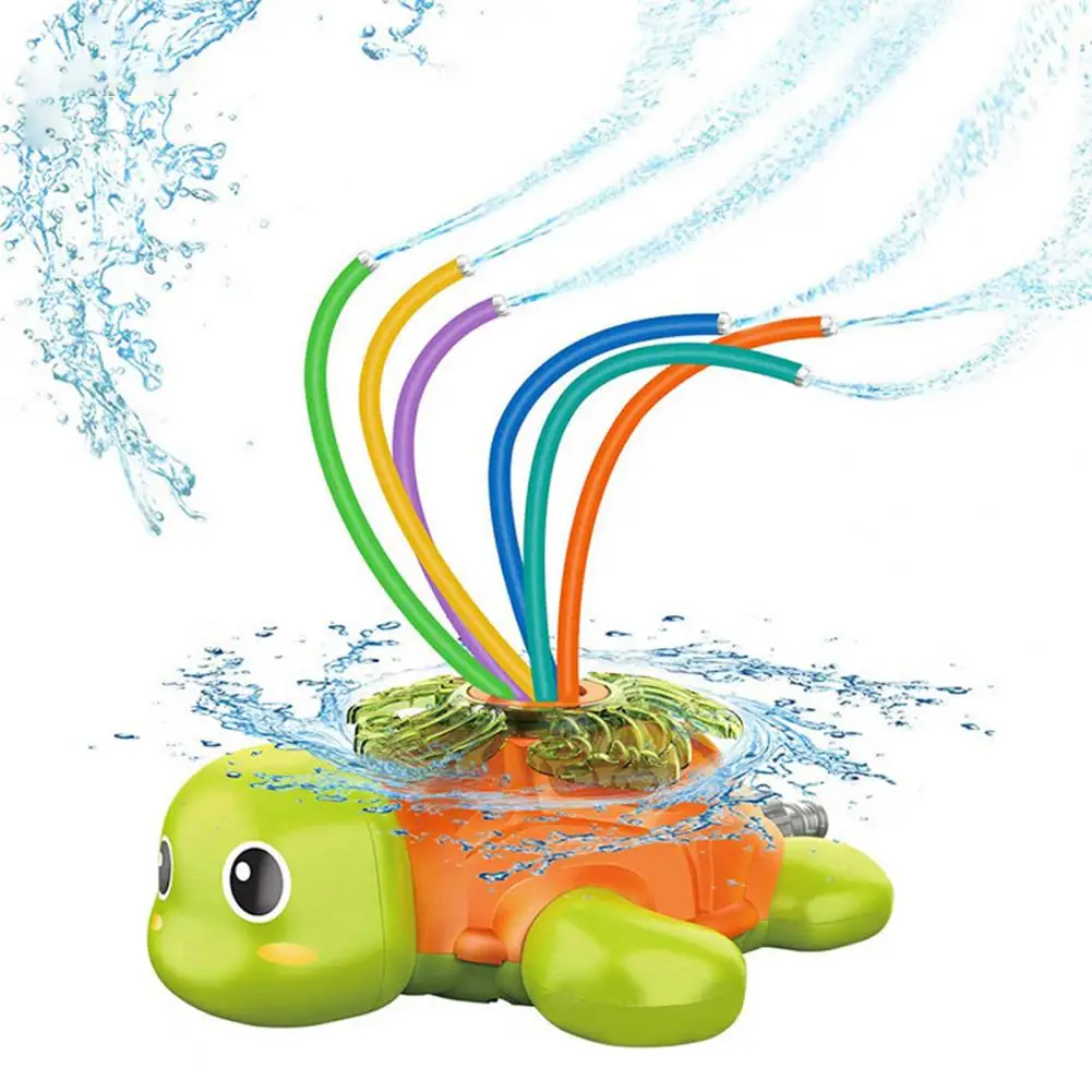 Water Hose Connector Outdoor Squirt Toy Kids Water Sprinkler Toy with Wiggle Tubes for Outdoor Summer Fun Garden for Toddlers