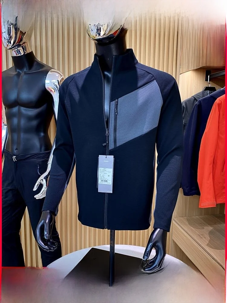 

High-End Men's Lightweight Breathable 3D Cut Outdoor Sports Casual Crehensive Training Jaet Autumn Leisure Outerwear