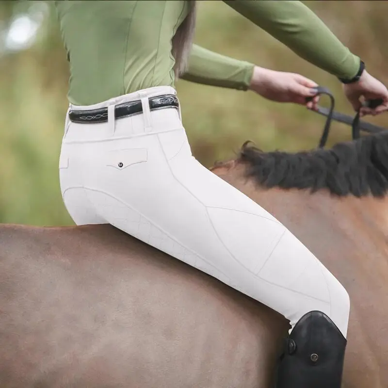 Hello Horse Equestrian Pants Spring Summer Thin for Kids Boys Girls Breathable Horse Riding Breeches Comfortable Riding Trousers