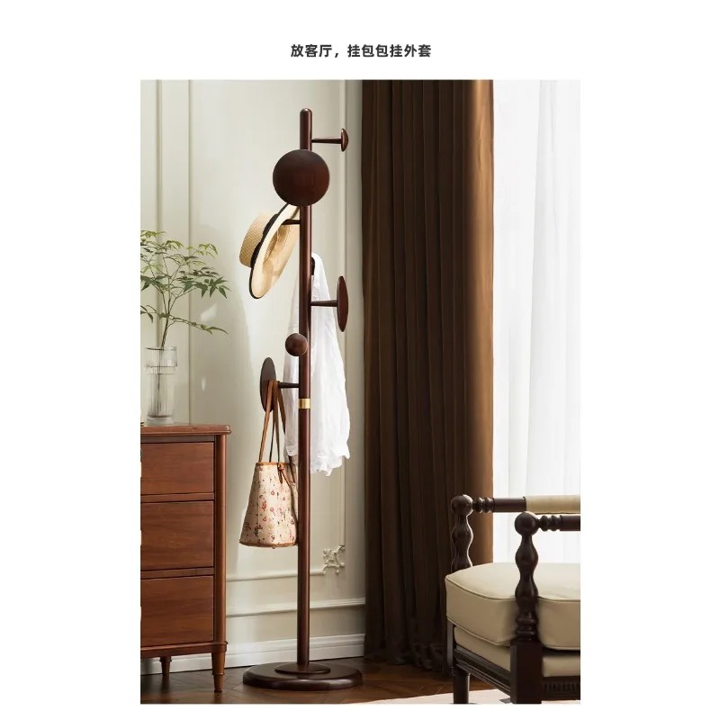 

Mushroom hanger floor bedroom clothes rack solid wood bedroom hanger