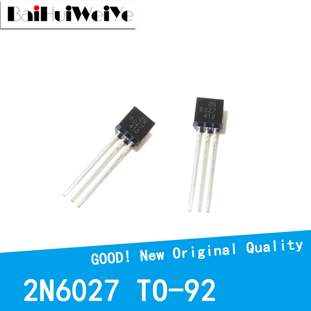 10PCS/LOT 2N6027 2N6027G 6027 TO-92 Thyristor Single Junction Transistor New Good Quality Chipset