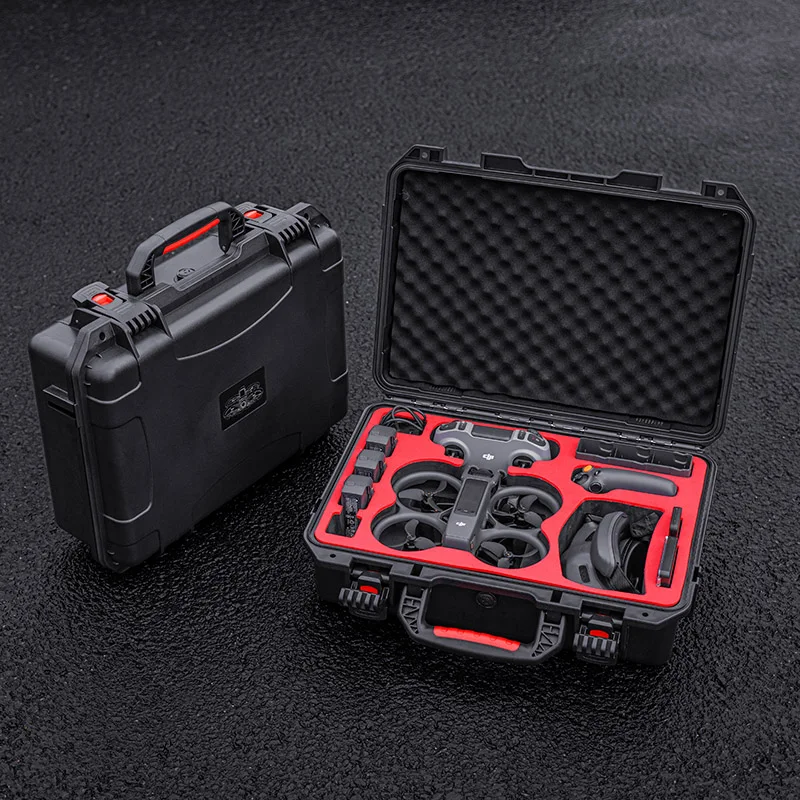 Startrc เปลือกแข็งสำหรับ DJI Avata 2อุปกรณ์เสริมกล่องเก็บของกันน้ำกระเป๋าเดินทางแบบพกพาสำหรับ Avata 2เคสพกพา