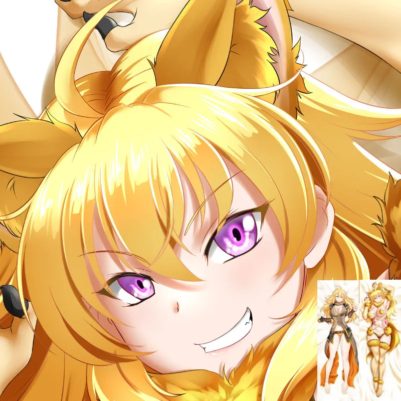 

DIY Custom Dakimakura Anime Yang Xiao Long Pillowcase Double-sided Print Hugging Body Decorative Pillow Cover Case Dropshipping