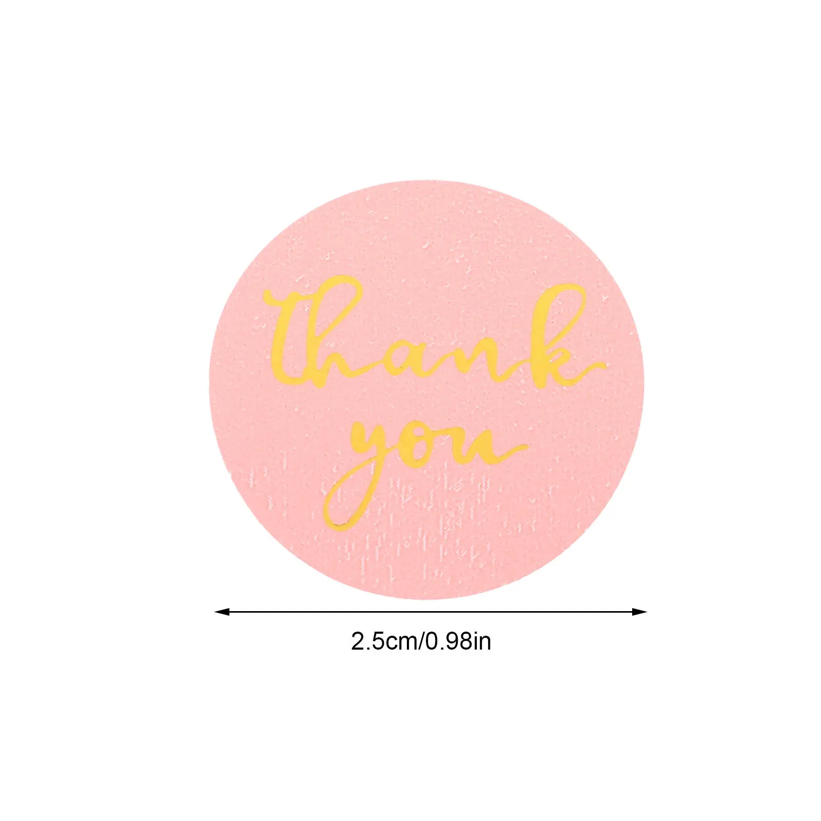 3 Rolls Gold Foil Stickers Self Adhesive Thank You Seal Label For Gift Packaging Baking Candy Shop Decorative Sticker Stationery