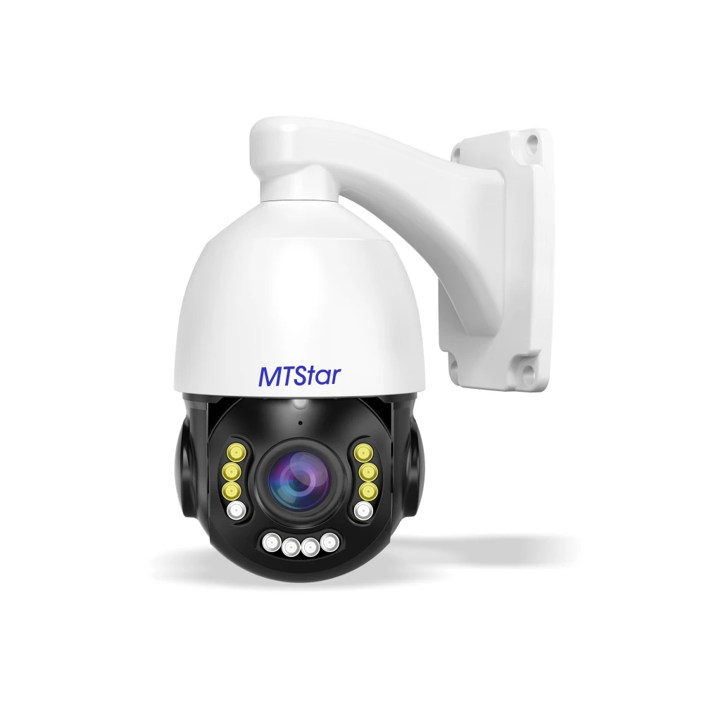 MTstar 2022 Outdoor Weatherproof 8MP 4K HD PTZ Camera 8MP 30X IR 100M CCTV Night Vision PTZ Camera