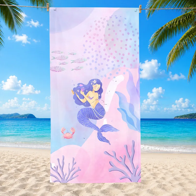 Hight Quality Microfiber Beach Towel Quick Dry Towel for Summer Seaside Travel Outdoor Sport 6 Sizes Fitness Gymnastics Jogging