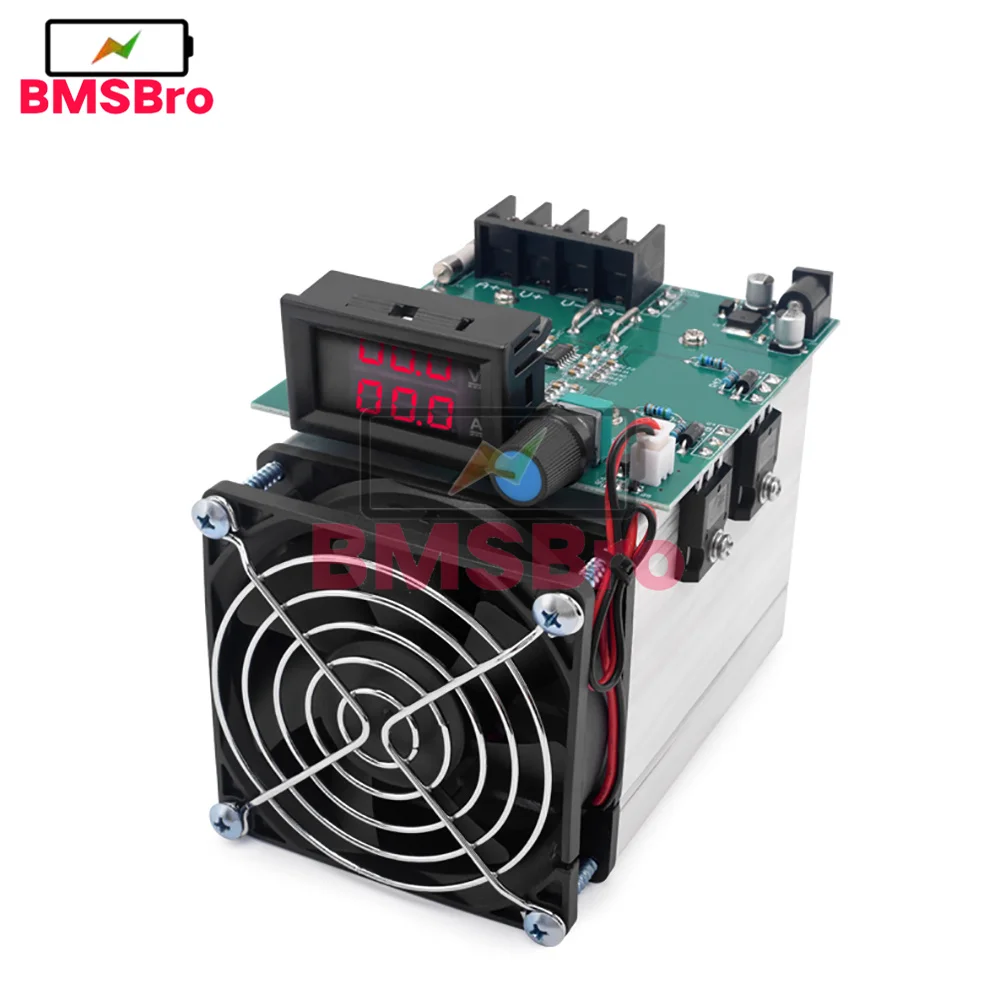 Electronic Load 250W DC 12V 0-20A Adjustable Battery Capacity Detector Module DC Electronic Load Digital Battery Verifier