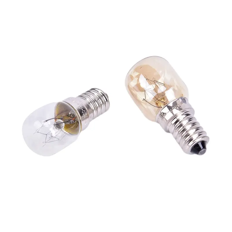 Ampoule à Filament de Tungstène pour Four à Micro-Ondes, Résistante à 220, Haute Température, 15W/25W, E14, 300 V