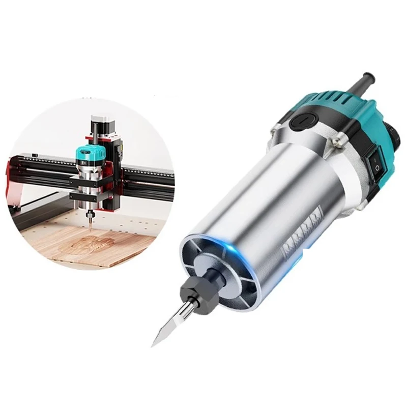 CNC Woodworking Engraving Machine Spindle Air-Cooled 800W Spindle Motor ER11 Chuck Compatible with TTC450/TTC450 Pro Milling Mac