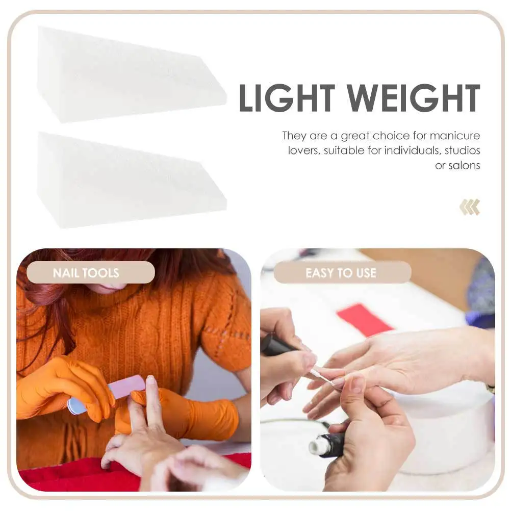 

20Pcs Nail Art Sponge Stamper Gradient Dyed Compact Nail Beauty Tool Handheld Manicure DIY Stamping Durable Salon Use