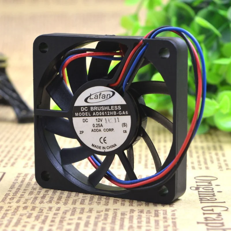 AD0612HB-GA6 6010 Dc12v 0.25a AD0612HB GA6 6cm Fan