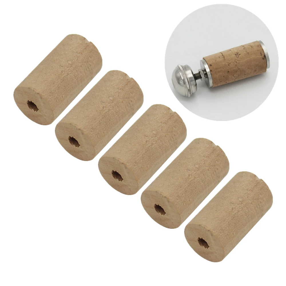5pcs/lot Flute Cork Pure Natural Piccolo Cork Soft Wood Cork Musical Instrument Accessories