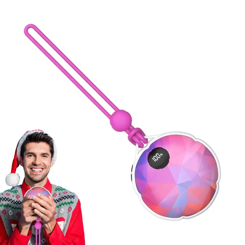 

Электрическая грелка для рук, портативная карманная грелка для рук, круглая, 3 режима нагрева, грелка для рук, Рождество, зима, охота, кемпинг