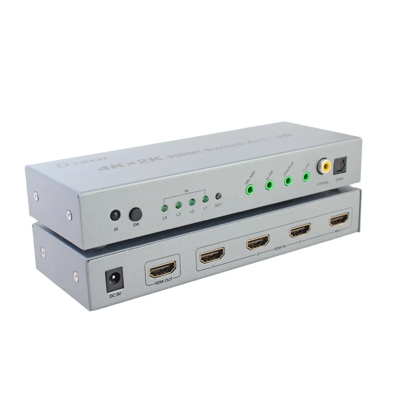 

Заводская цена 4x1 HDMI матрица HD 4K видео KVM USB SDI HDMI переключатель для переключения мультимедийных устройств
