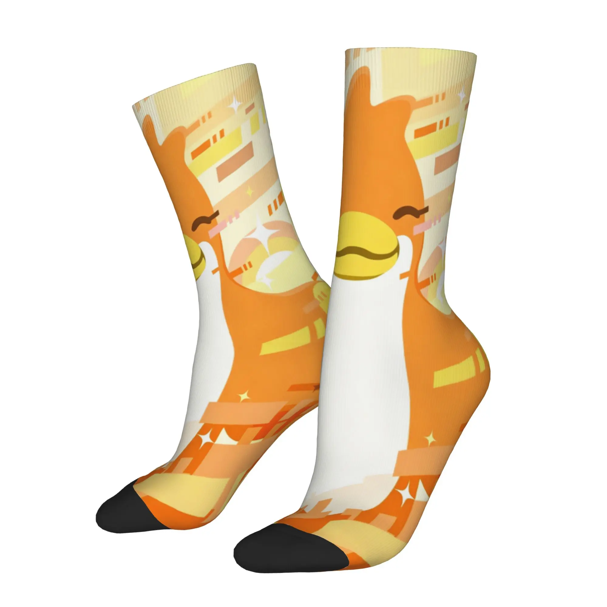Autumn Winter Fashion Men's Women's Chibi Monster Raids Again Socks Anime Non-slip Basketball Socks