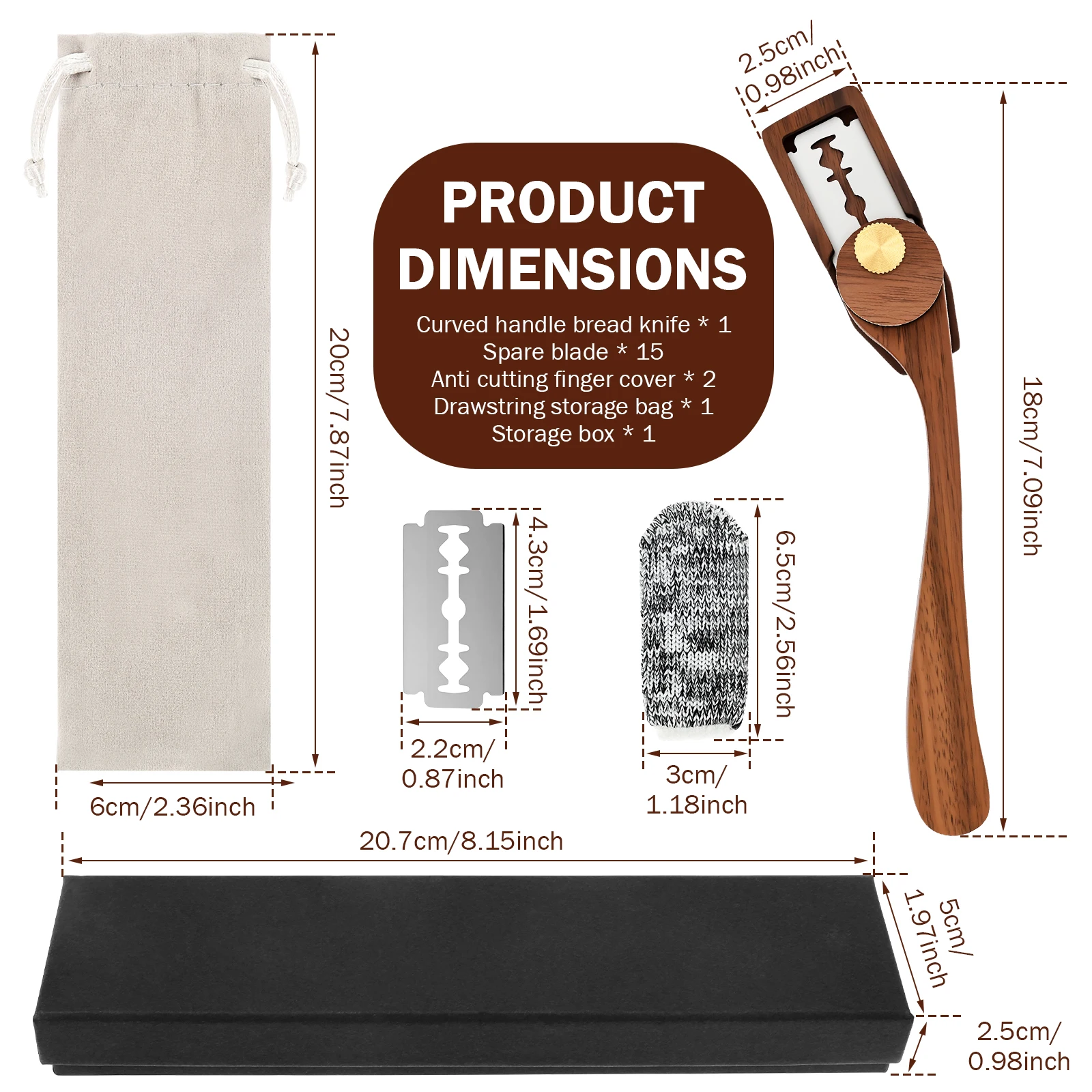 Stainless Steel Baking Scoring Tool Kitchen Cutting Baking Tool Bread Dough Scorer Knife for Kitchen Bread Scoring Knife
