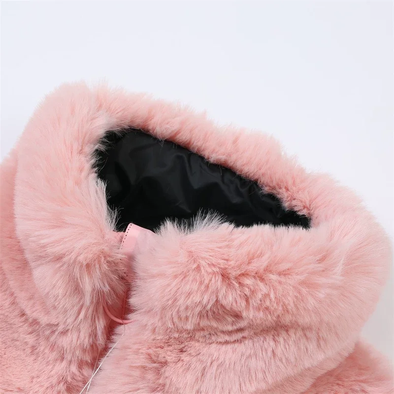 GSOU SNOW Women Ski Jacket Snowboard Faux Fur Slim ski coat Insulated Windproof Outdoor Winter Thick and warm Keep warm -30