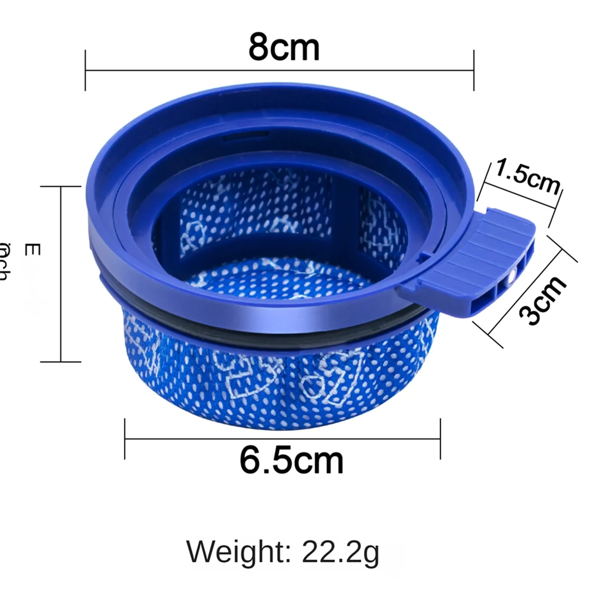 2 Stück wasch barer Vakuum filter für Jet vs20a95923n/sa vs20a95993n/sa Akku-Staubsauger