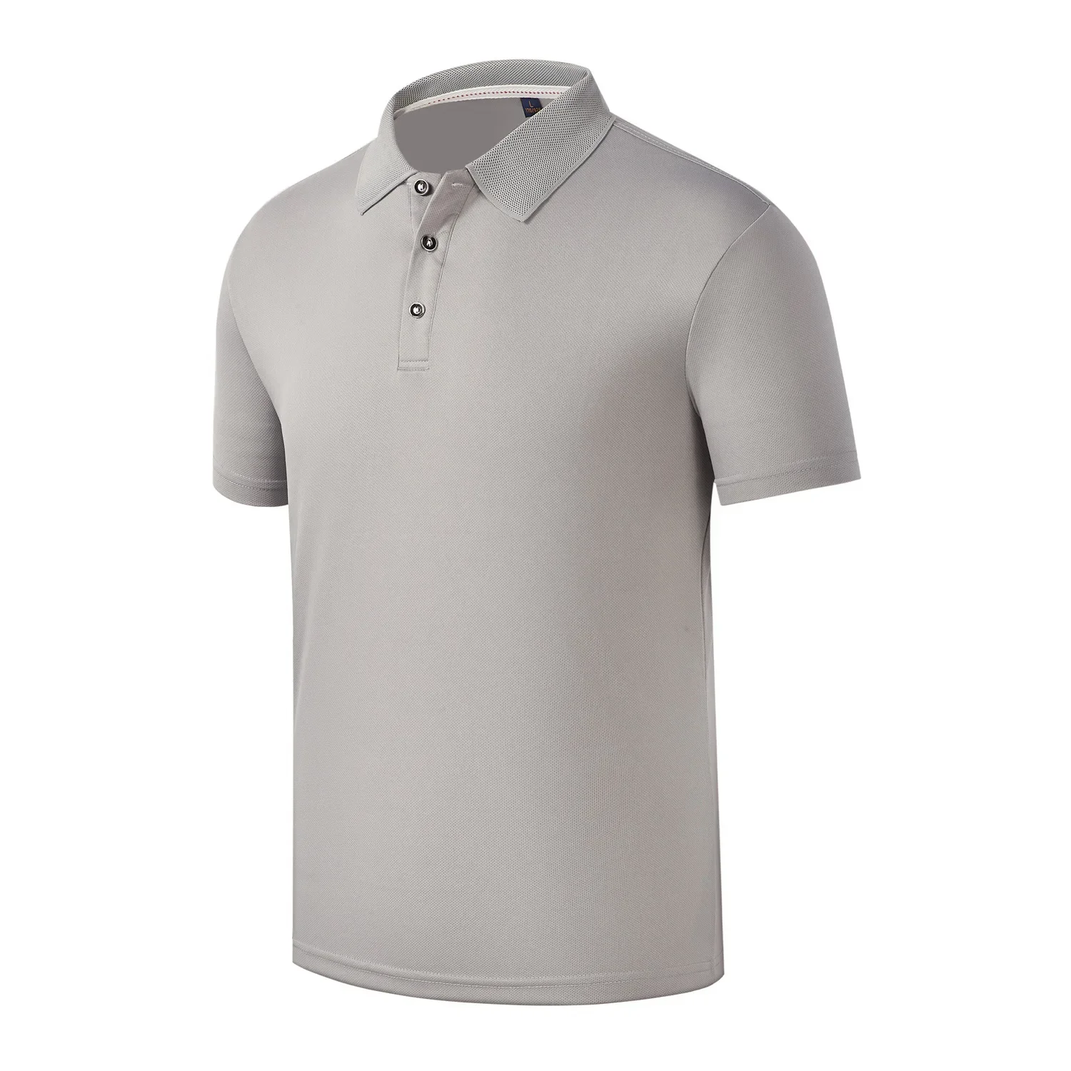 Quick Drying Solid Color Polo Shirts Men's Short Sleeve Turn-down Collar Casual Trendy T-shirts Male New Fashion Clothes Tops