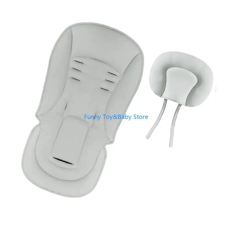 ملحقات عربات الأطفال المريحة، حواف معززة، وسادة قطنية قابلة للغسل في الغسالة C90B #5