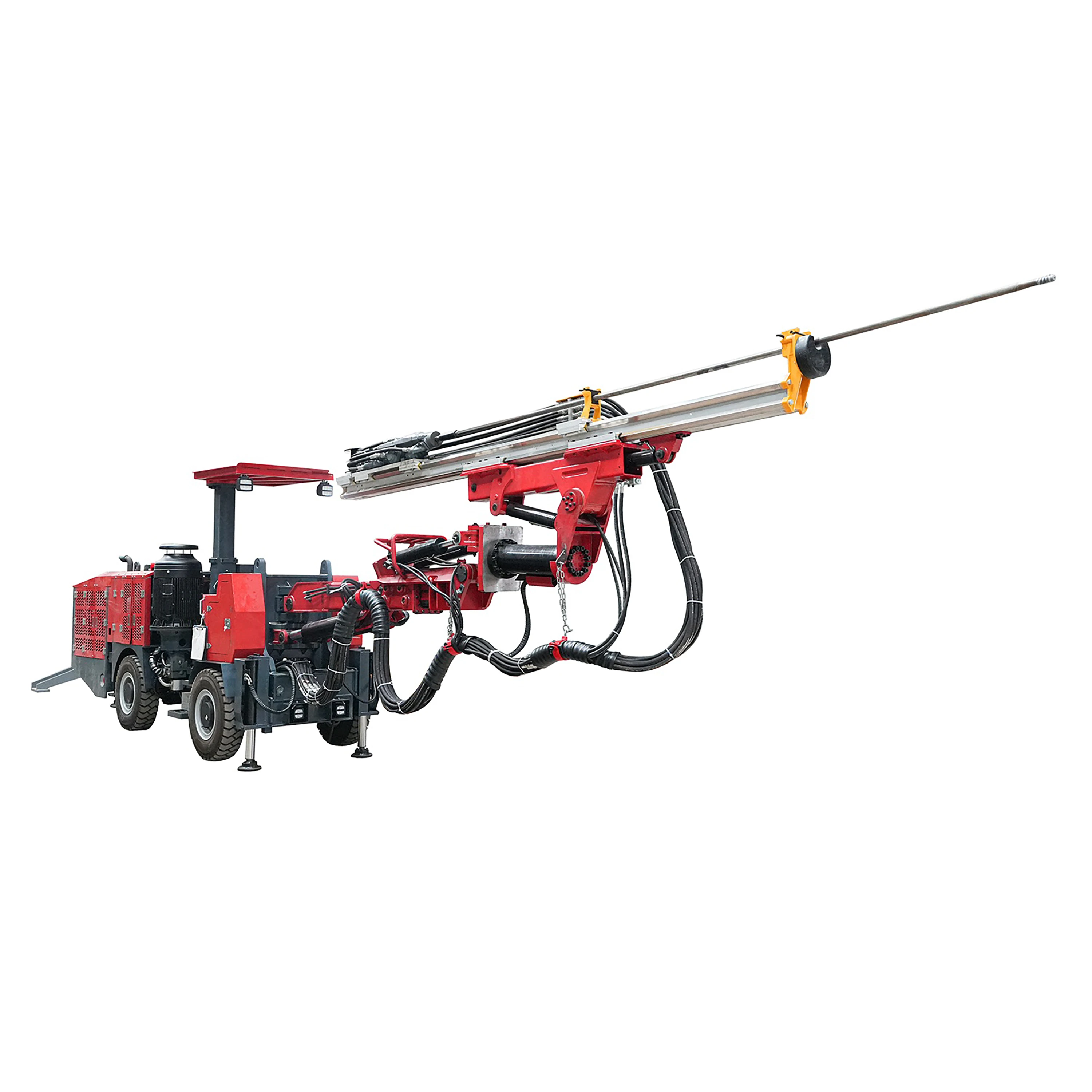 Plateforme de forage minière durable AZK-125 avec 20 °   Capacité d'escalade pour le forage de mines souterraines et de tunnels