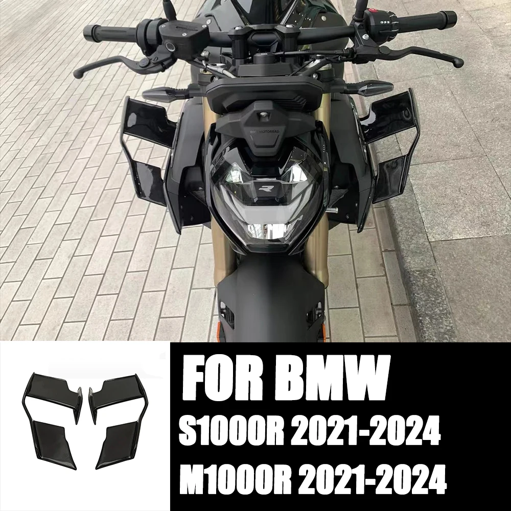 

Motorcycle For BMW S1000R M1000R 2021 2022 2023 S 1000 R Windshield Wing Fairing Front Aerodynamic Spoiler Winglet New 2023