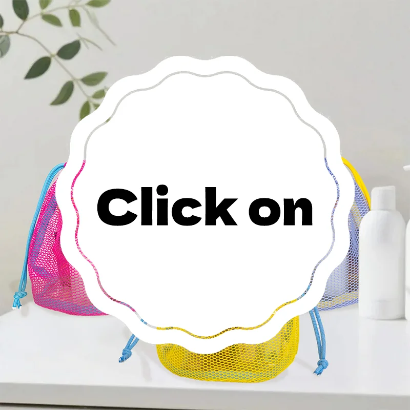 Multi Purpose Nylon Mesh Drawstring Storage Pouch Bag Travel & Outdoor Activity Pouch For Digital Products Makeup Bag
