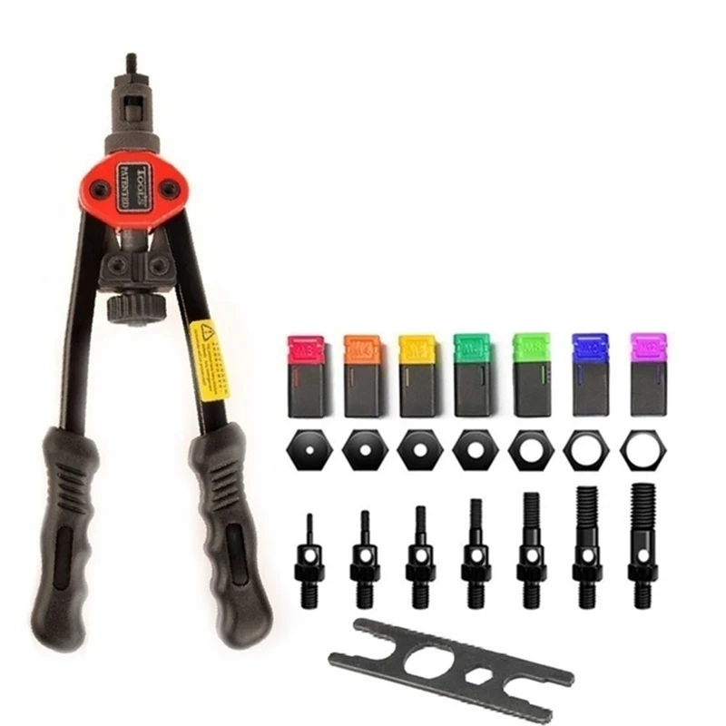 

1Set M3-M12 Rivet Tool Fully Automatic Riveter Threaded Rivets Drilling Rivet Machine Tool Hand-Inserted Rivet Tool Set