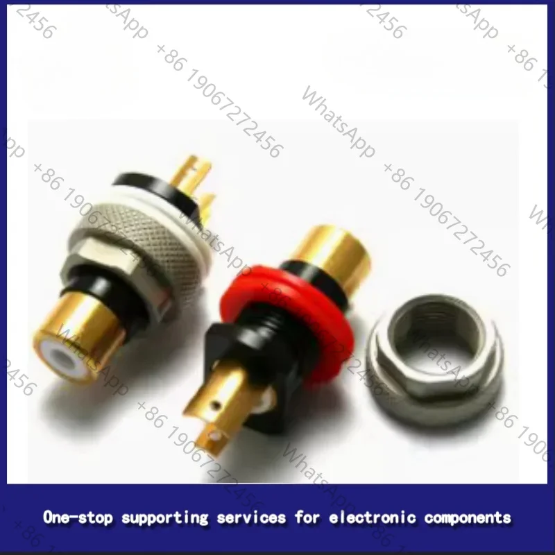 AECO single point conductive shell insulated audio amplifier RCA audio lotus female socket fever RJ-310