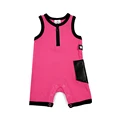 Pink baby romper