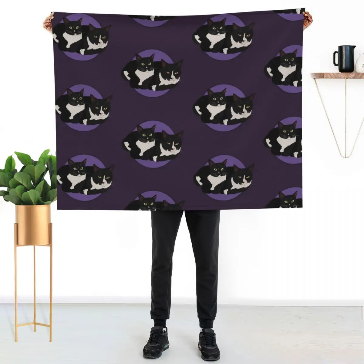 Jasper and tiptoe Throw Blanket Furry Heavy Weighted Summer Flannel Fabric Kid'S Blankets
