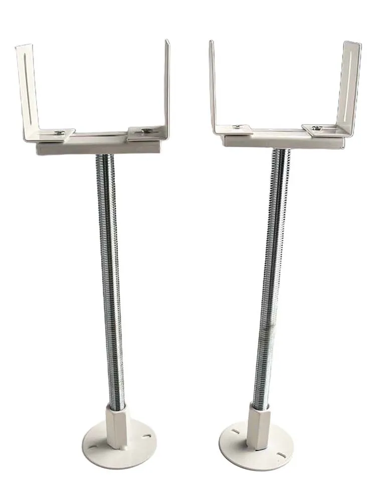 

Office Heating White Adjustable Radiator Support Adjustable Radiator Support Control Radiator Floor Leg Sturdy Iron Construction