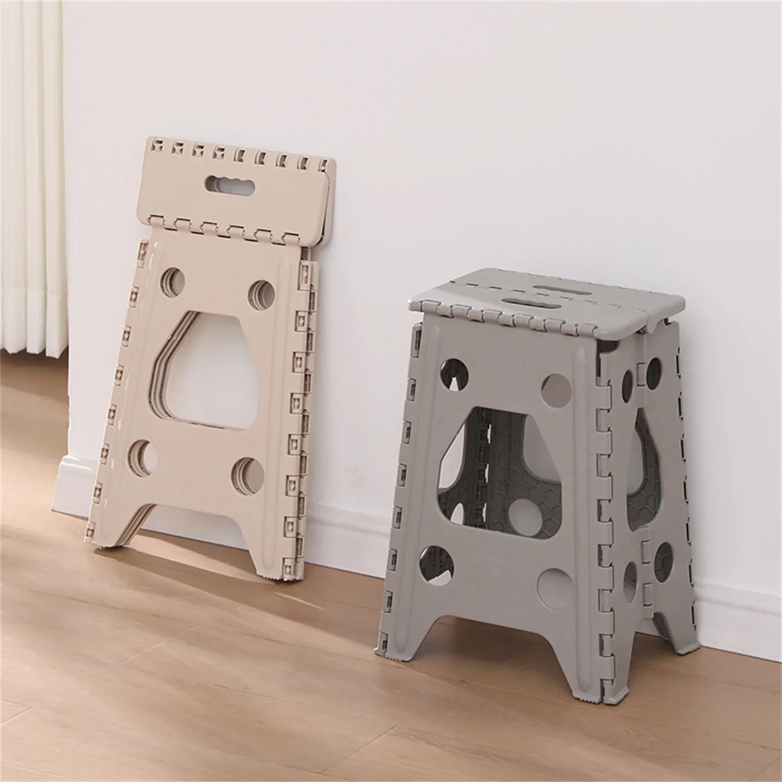 Outdoor Folding stool High stool Plastic Household Children Low stool Train Camping Fishing