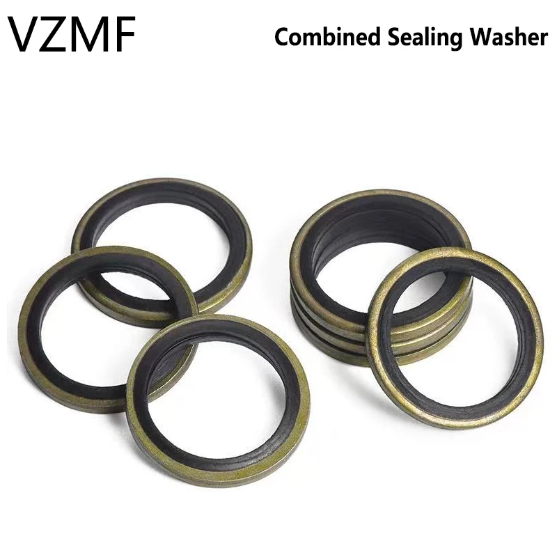 2/5/10/20/PCS Combined seal washer Bonded Seal Sealing Ring Oil Drain Screw M6 M8 M10 M12 M14 M16 M18 M20 M22 M24 M27 M30~60mm