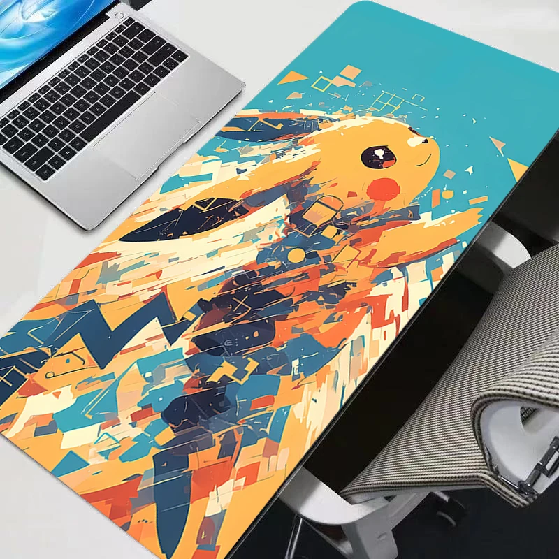 Mouse Pad Anime Gamer Gaming Pokemon Pikachu Accessories Varmilo durable Keyboard PC Computer Desk Mat XXL Carpet Mousepad