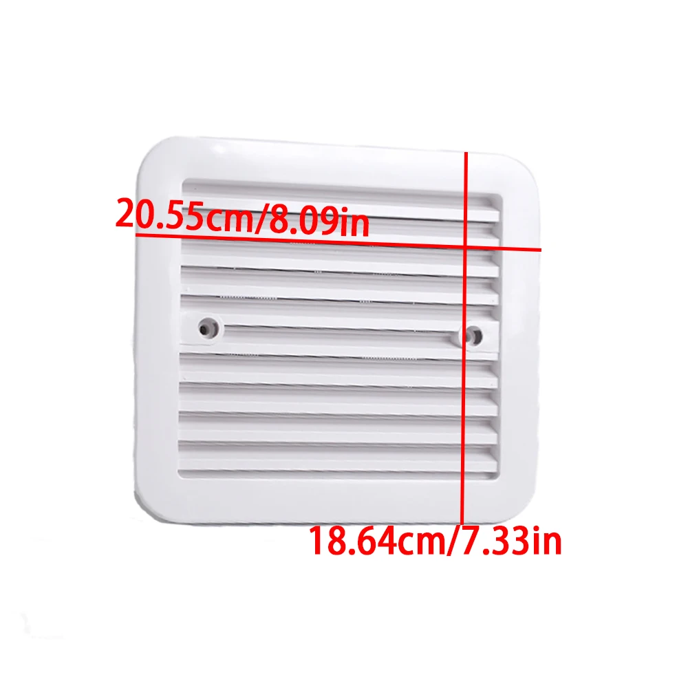 12V Fridge Vent with Fan for RV Trailer Caravan Side Air strong wind exhaust Automobile Accessories Car Styling Camper