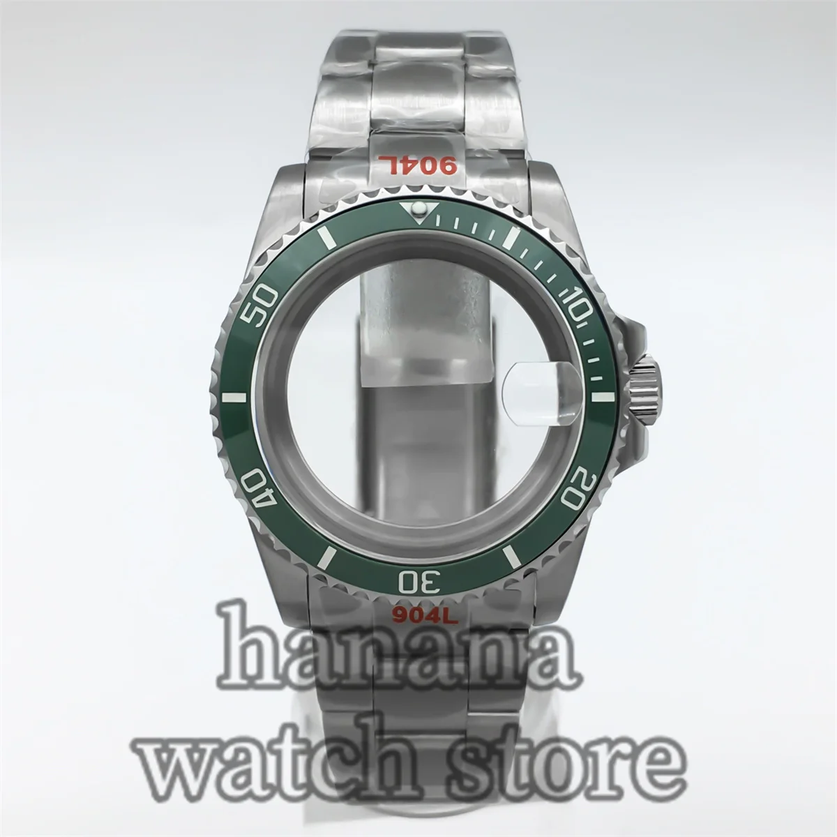 36/38MM submersible case ceramic bezel sapphire glass for NH34 NH35 NH36 NH39 ETA2824 PT5000 movement one-way rotation 60 clicks