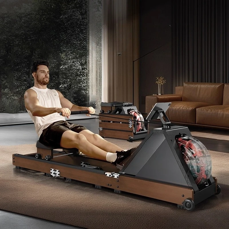 

Water resistance rowing machine intelligence household fitness equipment foldable small fat burning