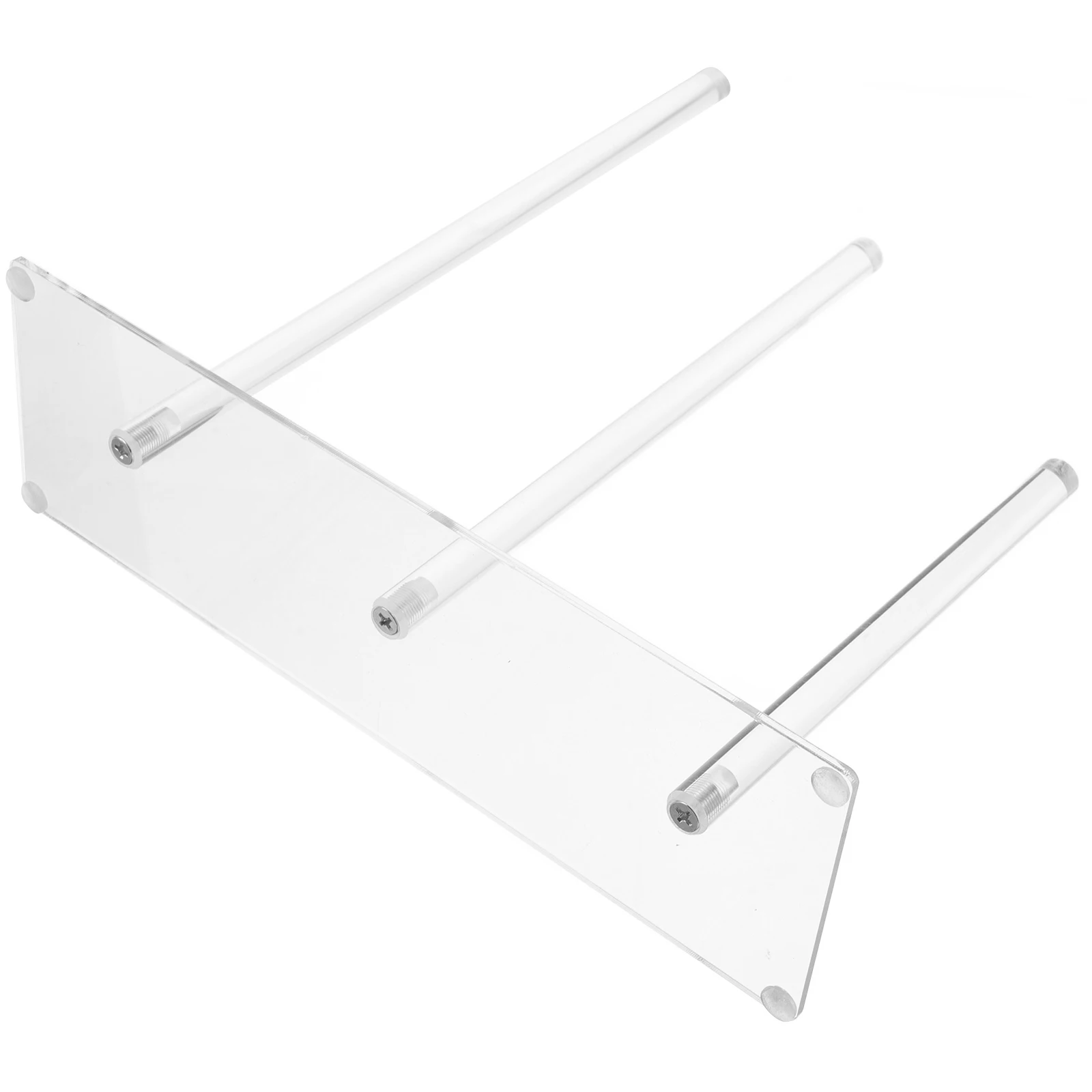 

3 Tier Acrylic Hair Accessories Holder Clear Scrunchie Organizer Display Stand Hair Ties Storage Rack for Women Girls Teens