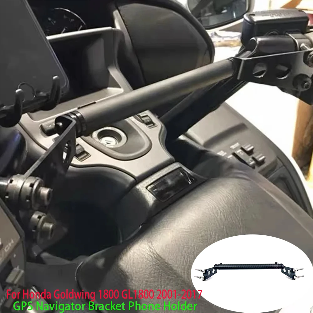 

USB Phone Holder For Honda Goldwing 1800 GL1800 2001-2017 GL1800 Motorcycle GPS Navigation Bracket