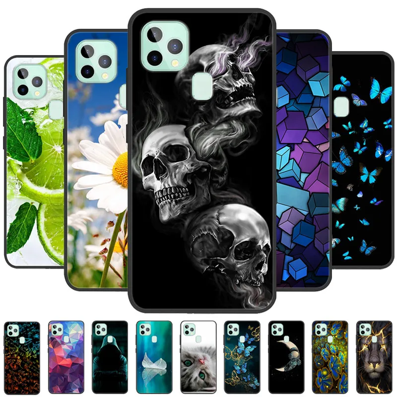 For Oukitel C22 Case Cover For OukitelC22 Fundas Black Soft Silicone TPU Protective Phone Case For Oukitel C22 Bumper Shell