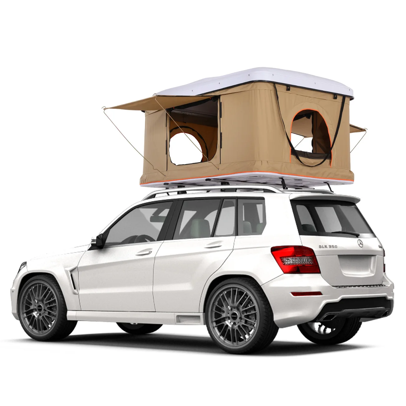 

4 Season 280g Canvas Waterproof Automatic Vehicle Car Abs Rooftop Tent
