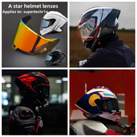 Helmet Visor for Alpinestars Supertech R10 Motorcycle Helmet Sun Lens Glass Shield Windshield Replacement Visor